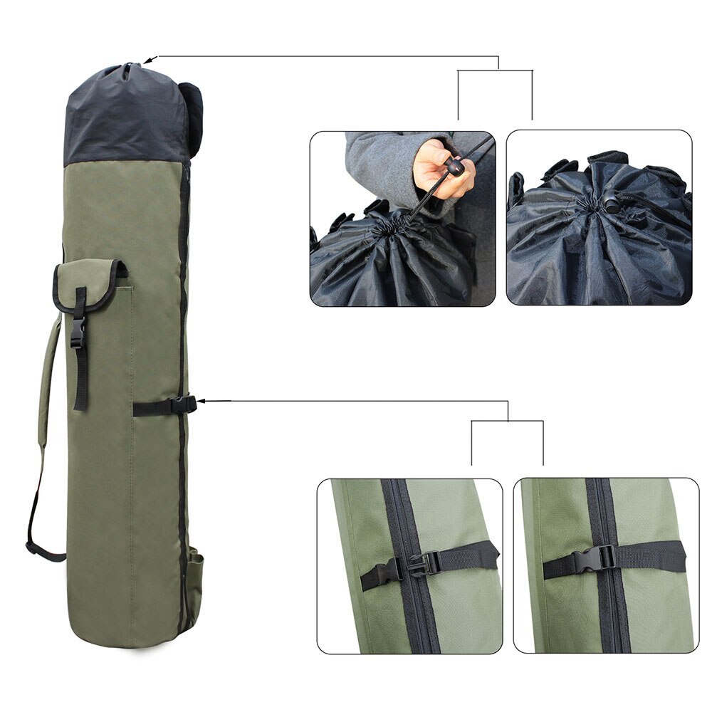 Fishing rod storage reel bag