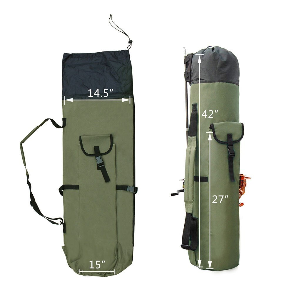 Fishing rod storage reel bag