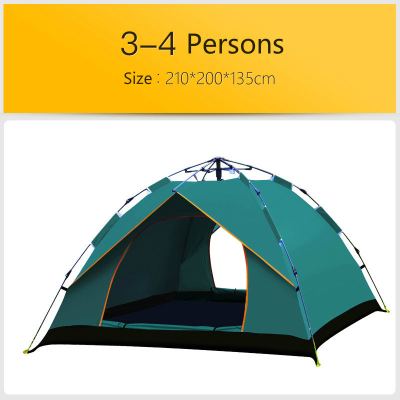 Automatic Hexagonal Rain Tent