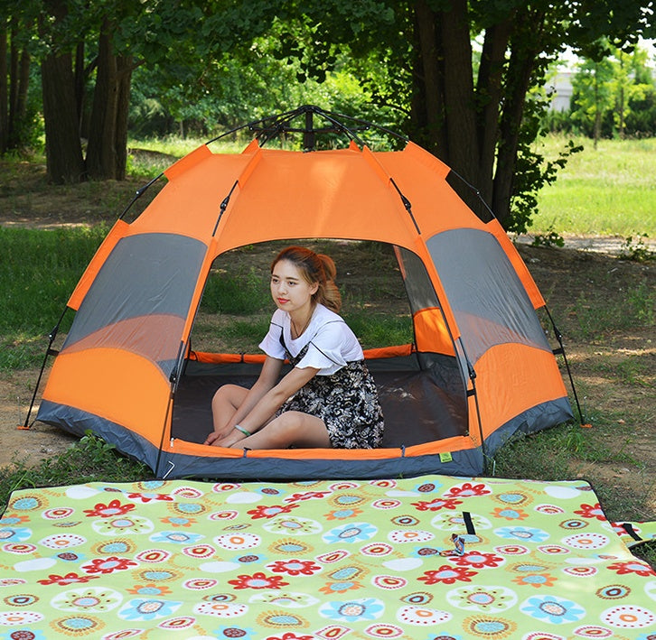 Automatic Hexagonal Rain Tent