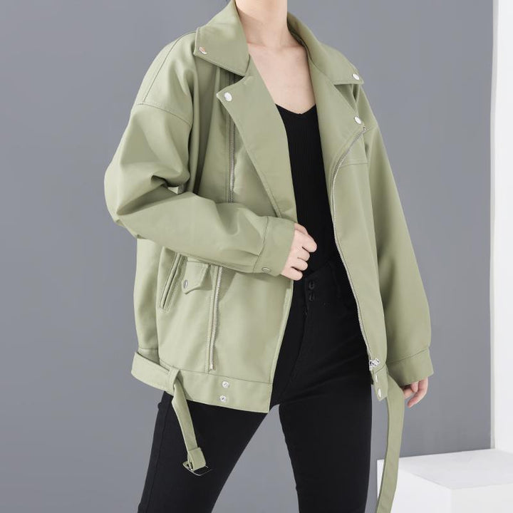 Leather Jacket Student Motorcycle