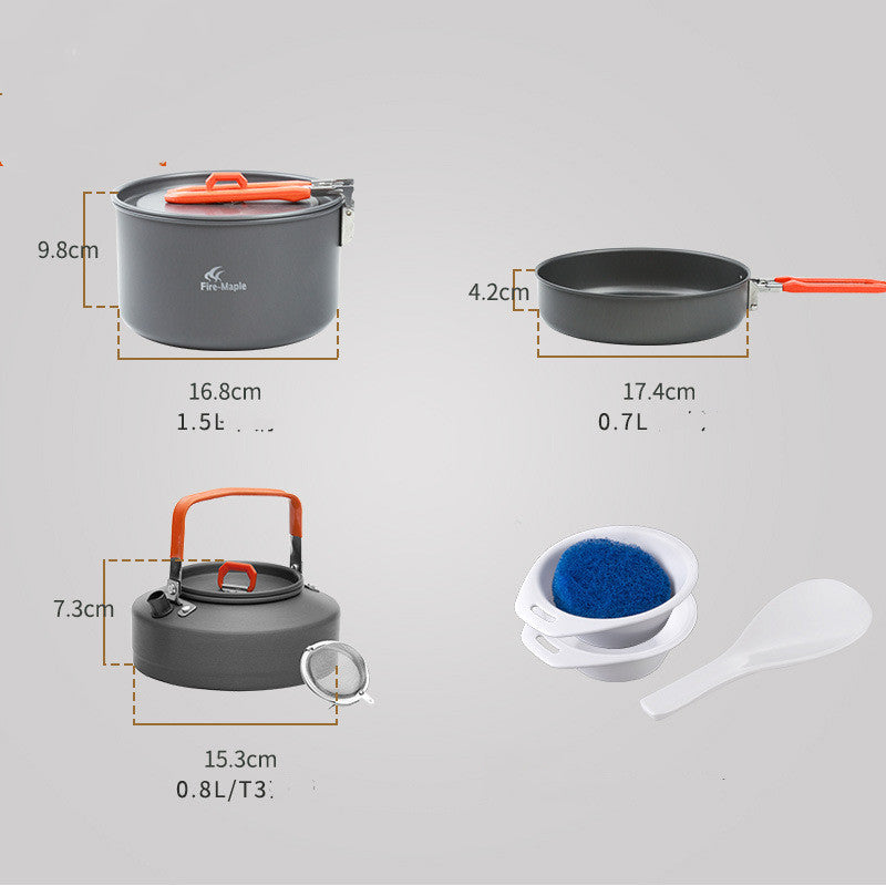 Fire Camping Cookware Set