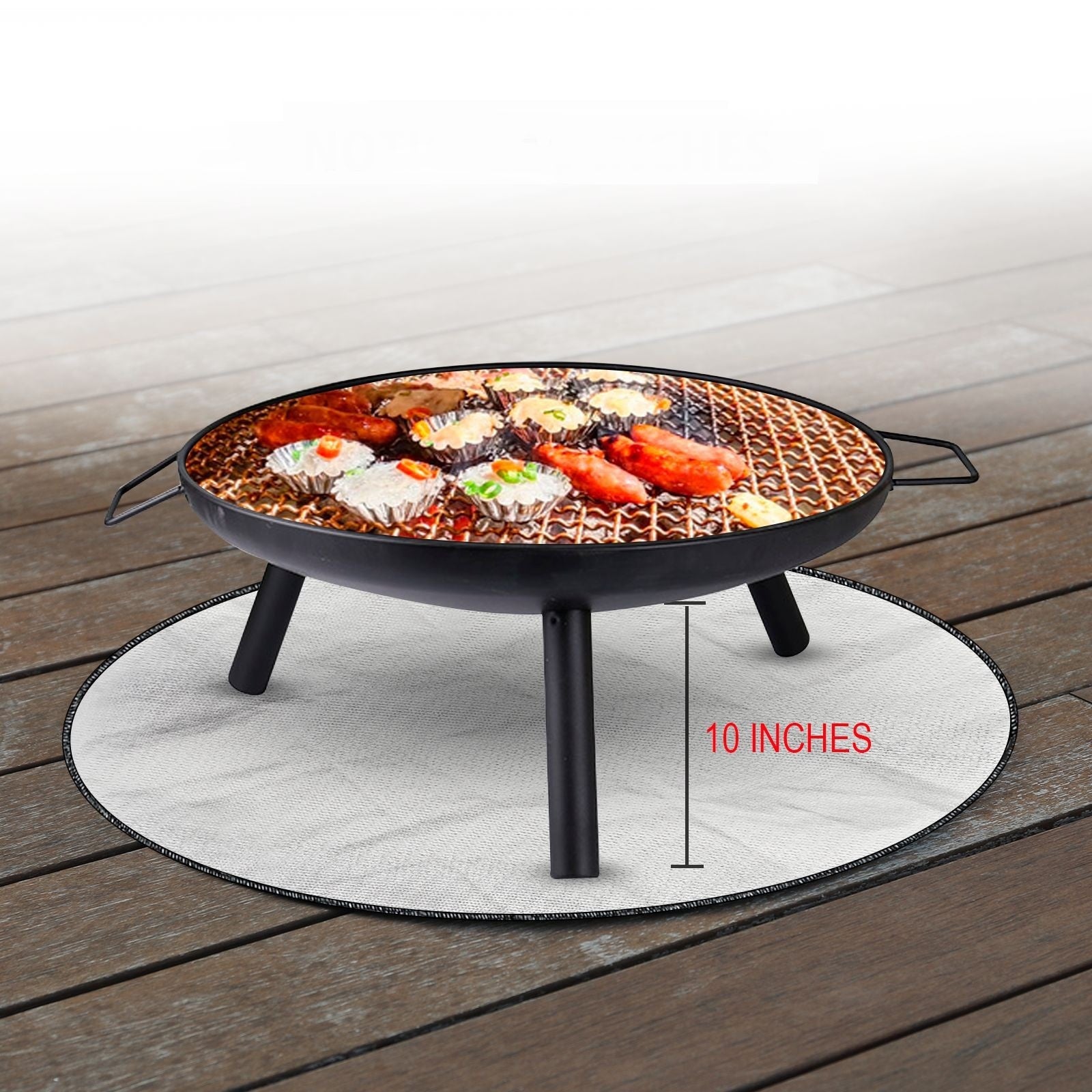 Temperature Resistant Fire Pit Mat Floor