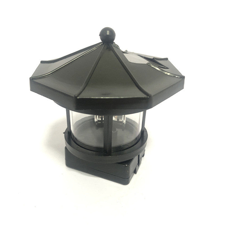 Solar Rotating Lighthouse Outdoor