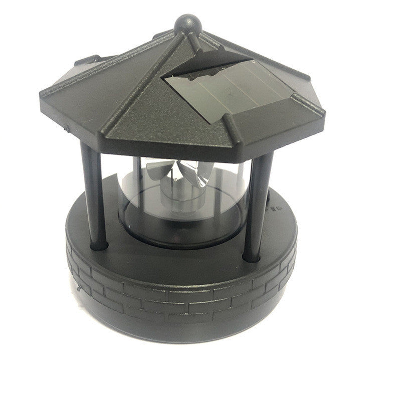Solar Rotating Lighthouse Outdoor
