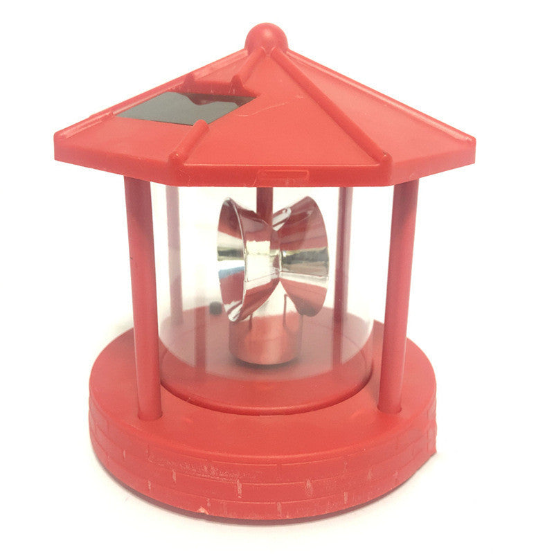 Solar Rotating Lighthouse Outdoor
