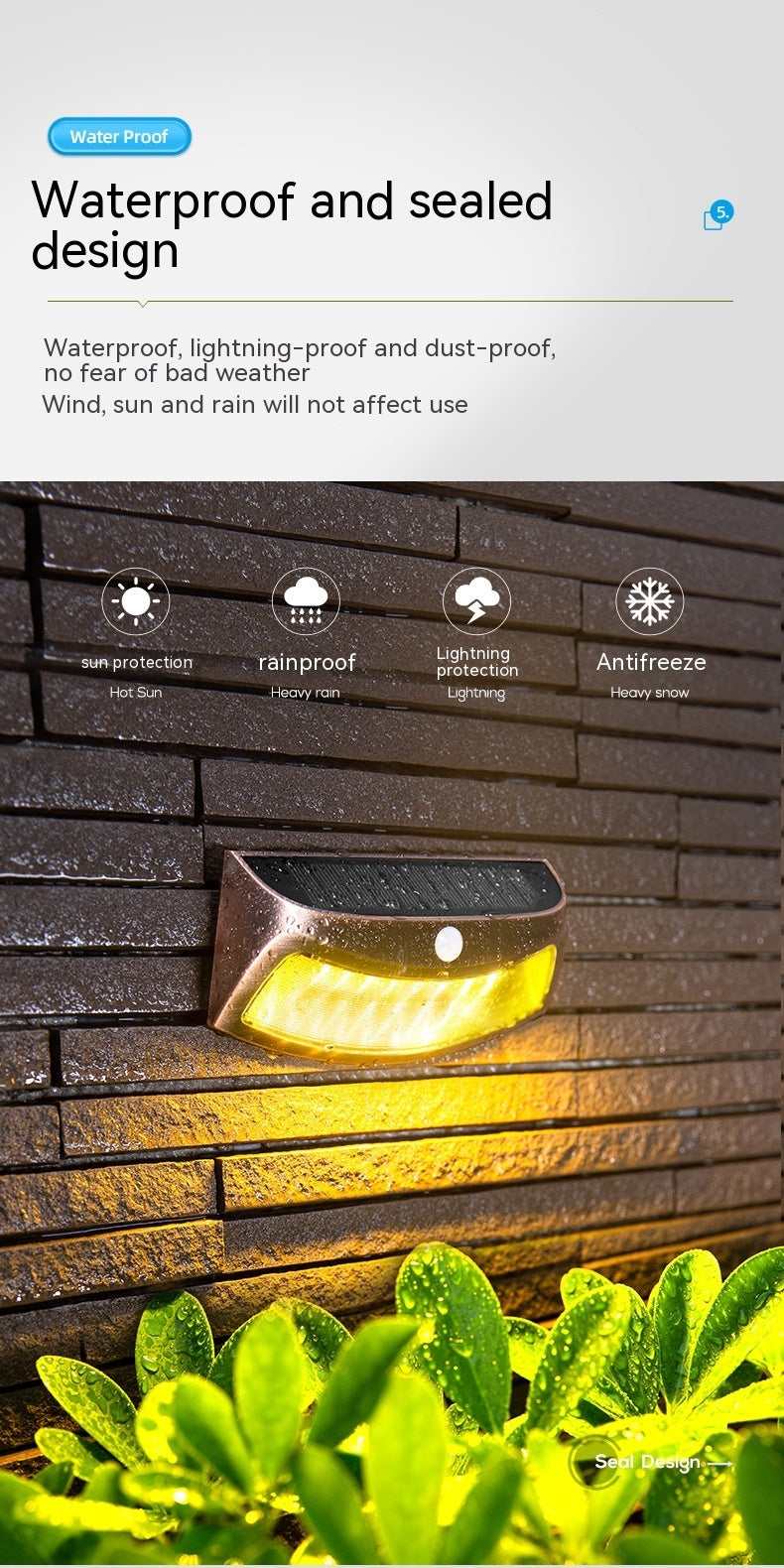 Solar Outdoor Retro Lamp