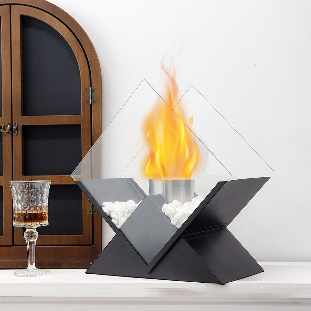 Diamond Indoor Fireplace Light