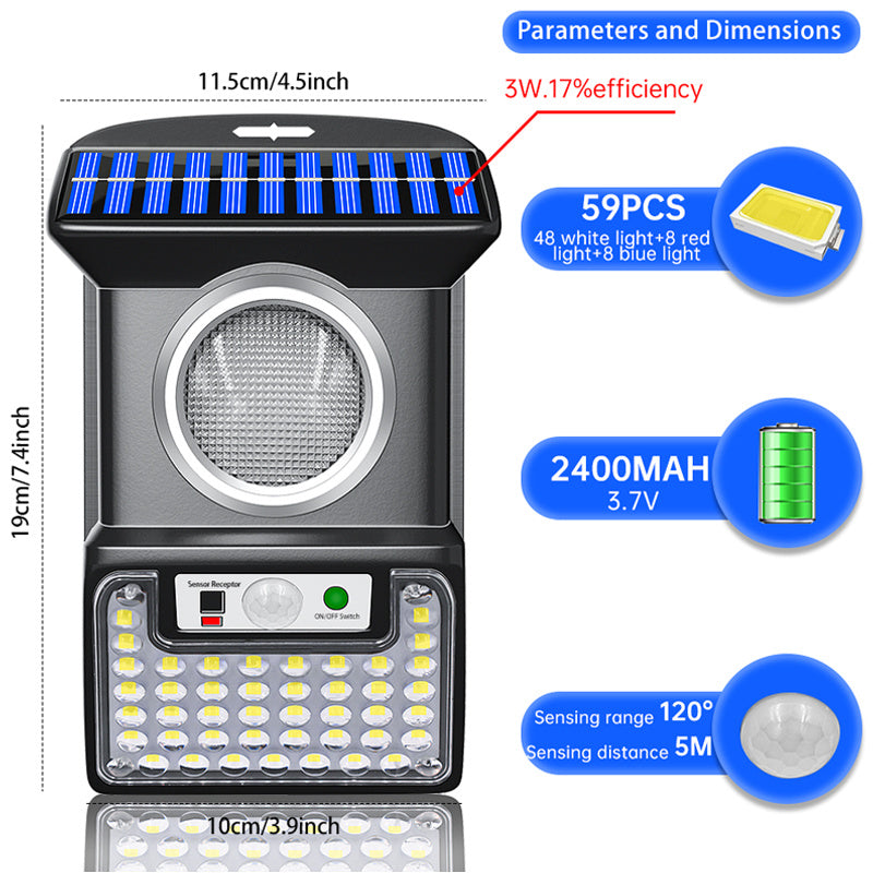 Outdoor LED Solar Body Light