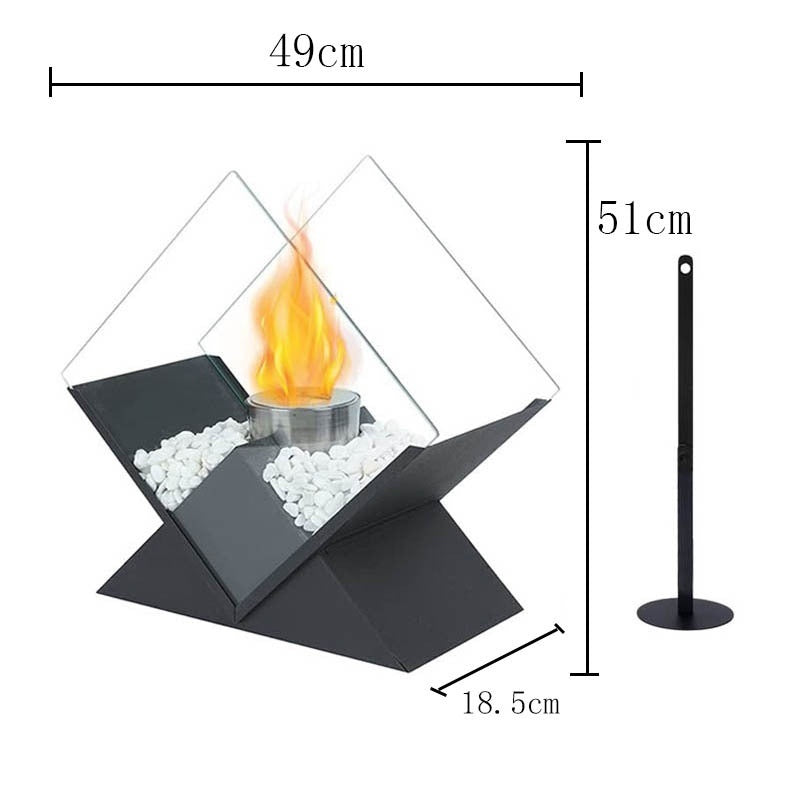 Diamond Indoor Fireplace Light