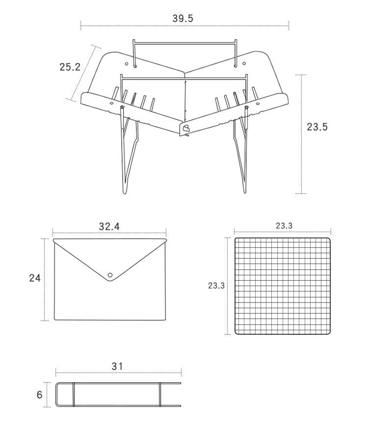 Folding Fire Pit Fire Stove