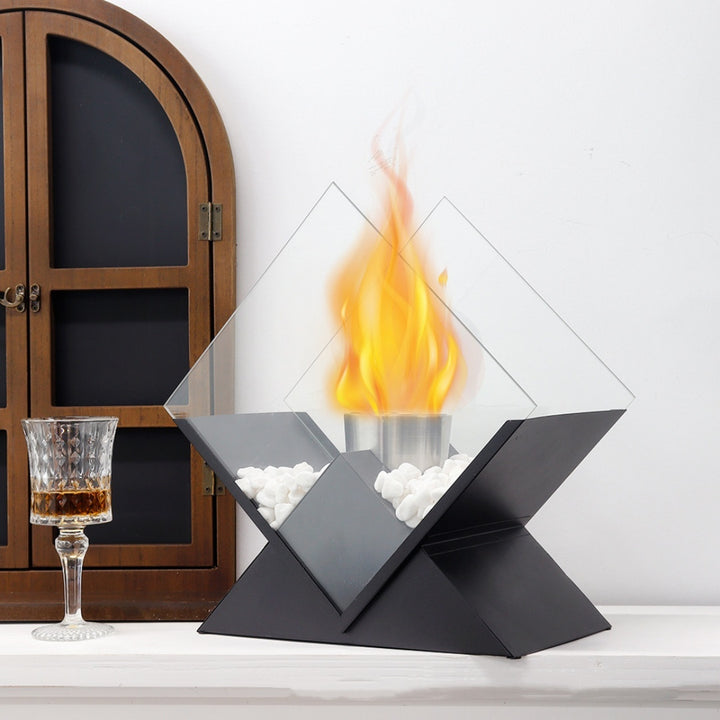 Diamond Indoor Fireplace Light