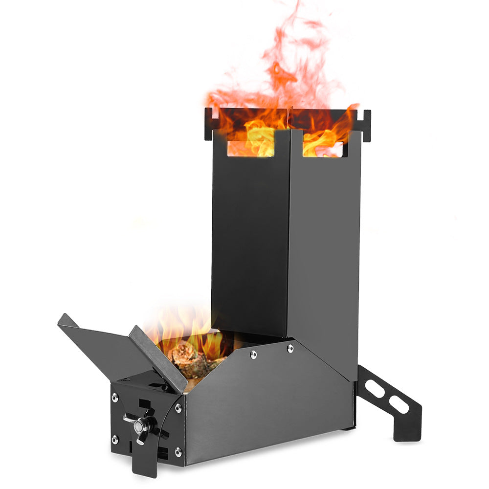 Folding Camping BBQ Wood Stove