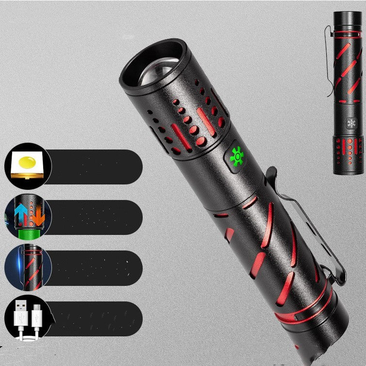Rechargeable Outdoor Lighting Flashlight