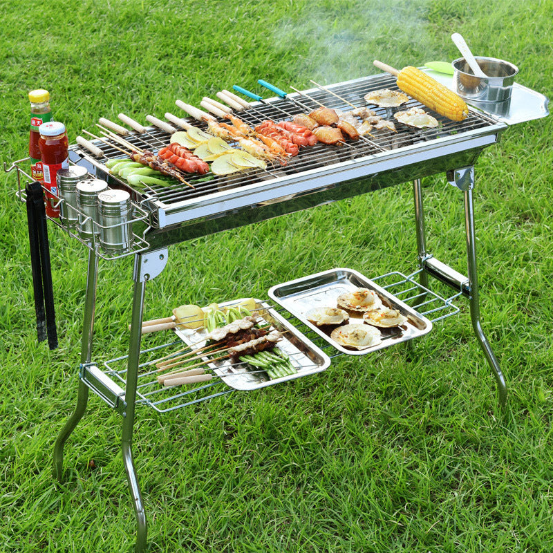 Foldable BBQ Grill Barbecue Tool