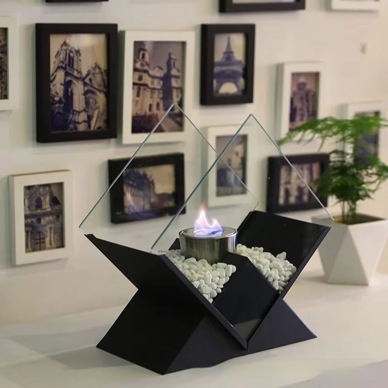Diamond Indoor Fireplace Light