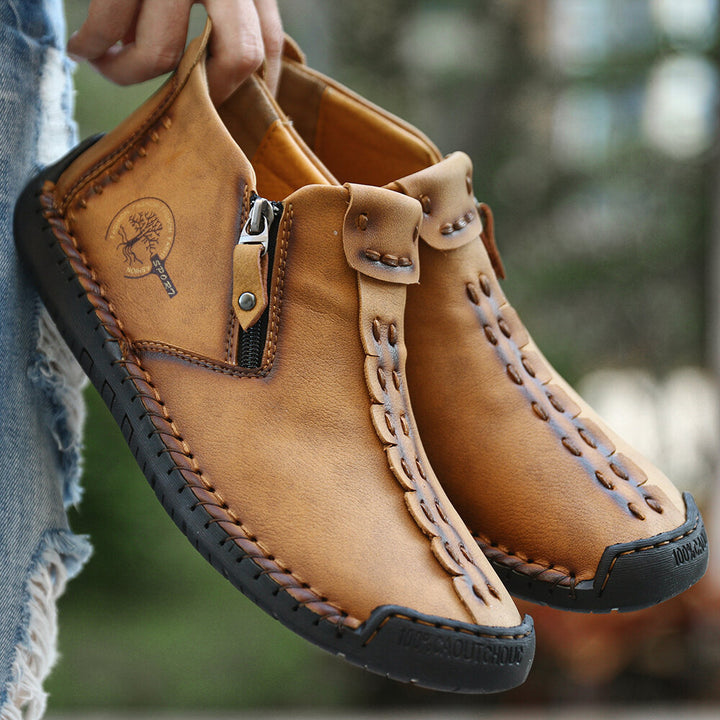 Zipper Outdoor Hiking Shoes